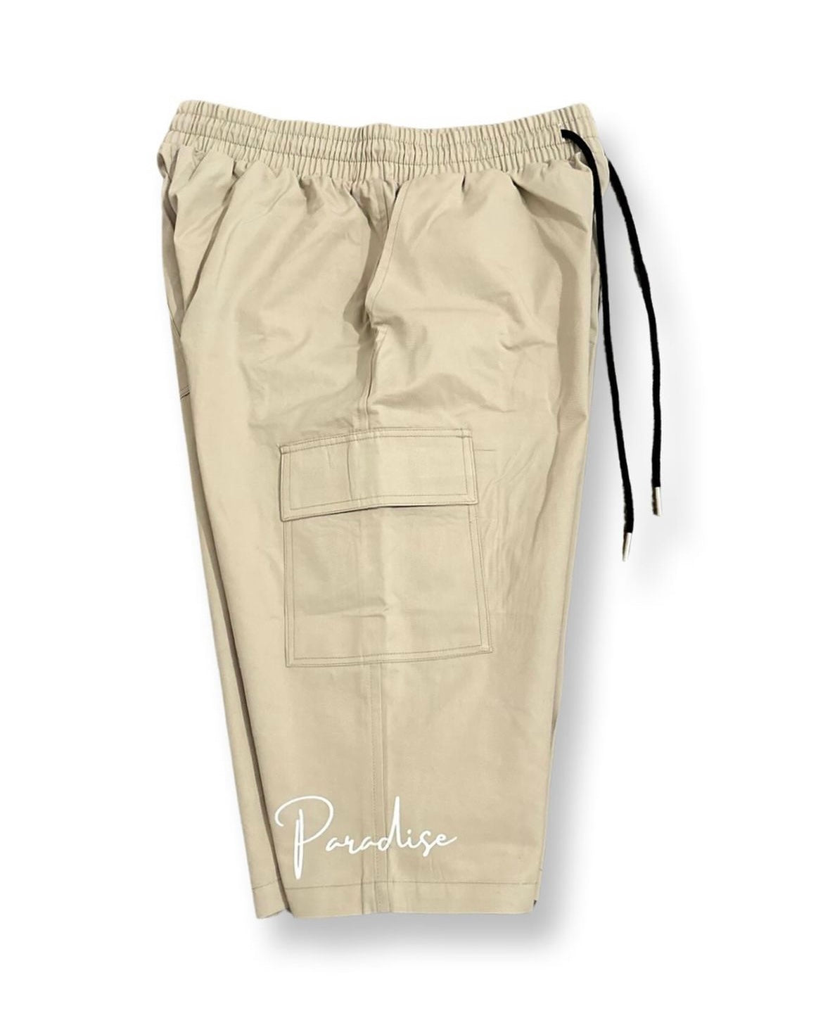 'Paradise' Cargo Shorts - Sand