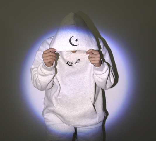 'Paradise' Oversized Hoodie - Grey