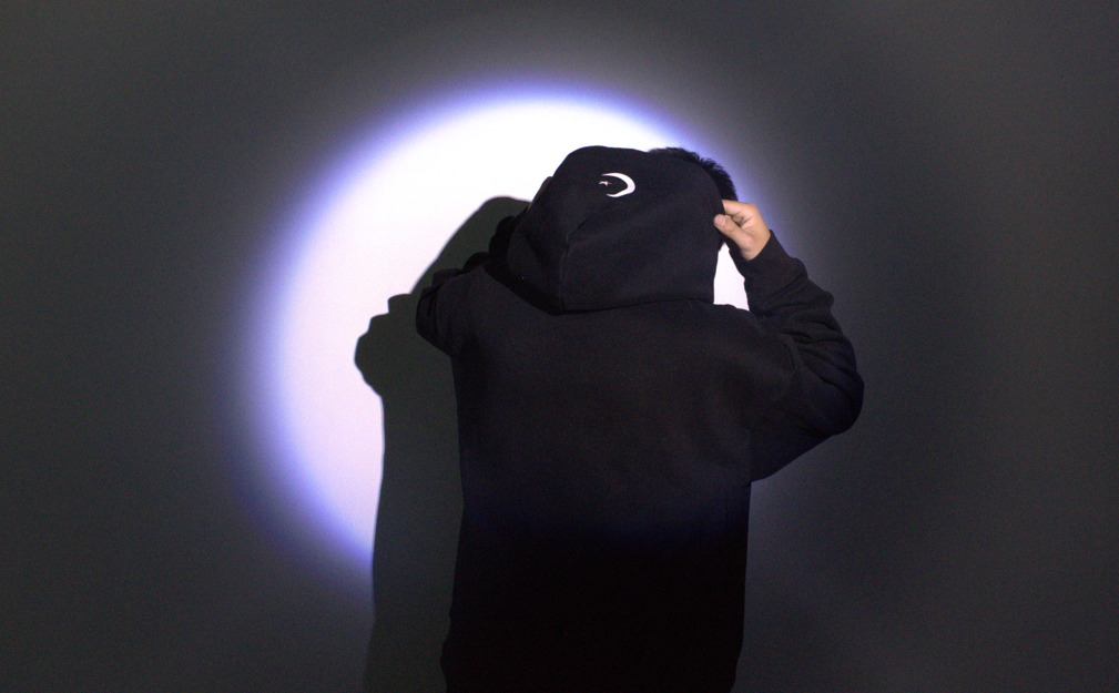 'Paradise' Oversized Hoodie - Black